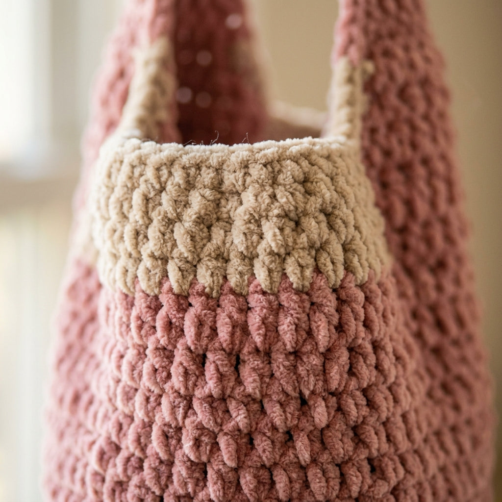 The Sienna Slouchy Shoulder Bag – Oat Beige & Dusty Rose