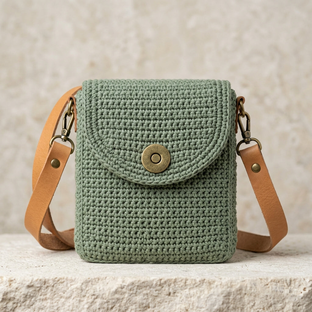 The Solstice Crossbody – Sage Green